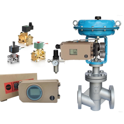 Las válvulas solenoides de Asco W / Samson 3730-3 posicionador digital y el cuerpo de la válvula neumática china para la válvula de control de flujo de Samson