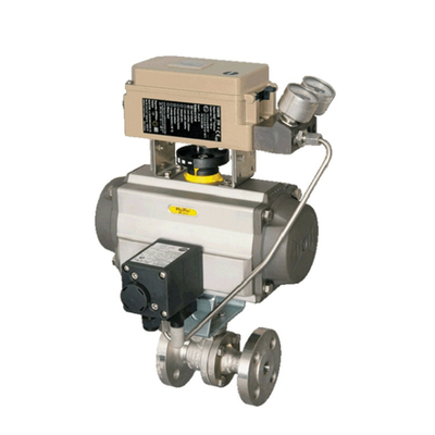 Válvula de control de flujo china con Samson 3730-3 posicionador electropneumático W / HART Comunicación para el controlador de válvula