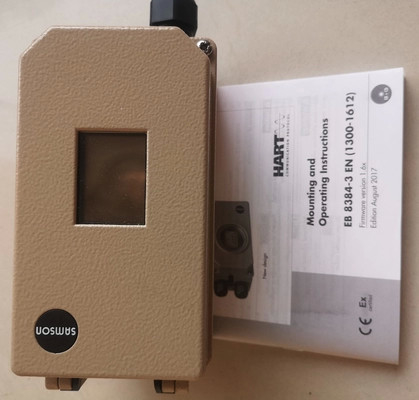 Válvula de control de flujo china con Samson 3730-3 posicionador electropneumático W / HART Comunicación para el controlador de válvula