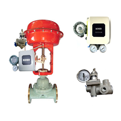 válvula reductora de presión KOSO PRF300 PRF400 y EPA 801 posicionador de válvula con válvula de control de marca china