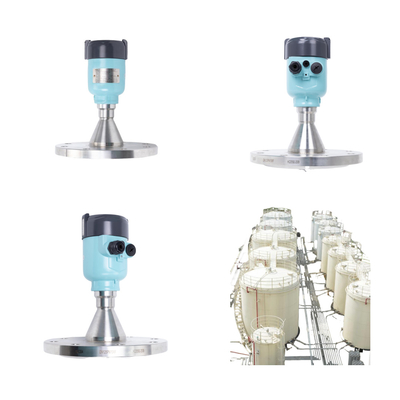 Instrumento de medición del nivel de líquido del tanque de almacenamiento de aceite equipado con transmisor de nivel de radar FEEJOY RRF5 de 80 GHz
