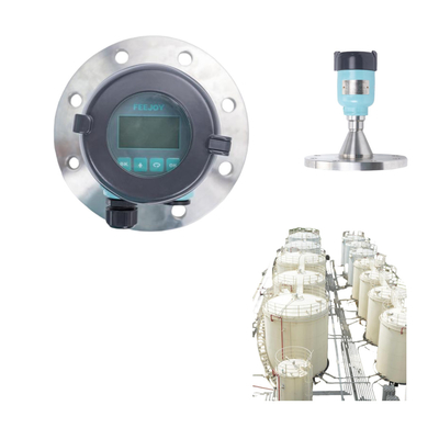 Instrumento de medición del nivel de líquido del tanque de almacenamiento de aceite equipado con transmisor de nivel de radar FEEJOY RRF5 de 80 GHz
