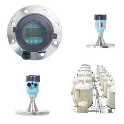Instrumento de medición del nivel de líquido del tanque de almacenamiento de aceite equipado con transmisor de nivel de radar FEEJOY RRF5 de 80 GHz