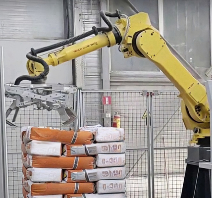 Robotic Palletizer FANUC M-710iC/70 Máquina de manipulación de elevadores de vidrio con vacío Robot de manipulación de líquidos Robot proveedor de stock