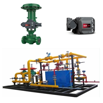para la reducción de la presión de los deslizamientos de regulación con válvula de control de pescador CL125-CL600 ES 657/667 actuador DVC6200 posicionador de válvula