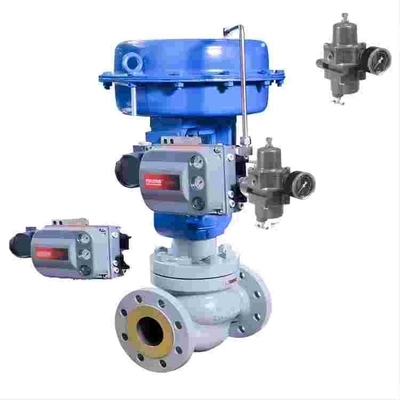 Válvula de control DVC6200 Fisher posicionador 67C válvula reductora de presión y válvula de solenoide ASCO