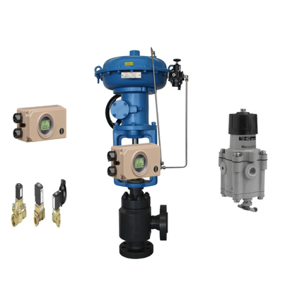 Samson 3730-2 posicionador y Asco 210 válvula de solenoide Masoneilan válvula reductora de presión 78-40