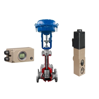 China válvula de control de calidad con posicionador de válvula neumática eléctrica tipo Samson 3730-5