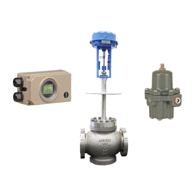 China válvula de control de calidad con posicionador de válvula neumática eléctrica tipo Samson 3730-5