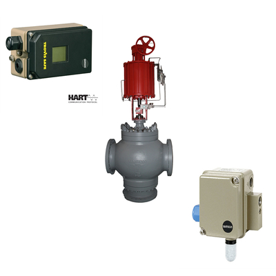 Samson 3730-6 posicionador con comunicación HART y sensores de presión válvula de solenoide de las series 3730 y 3701