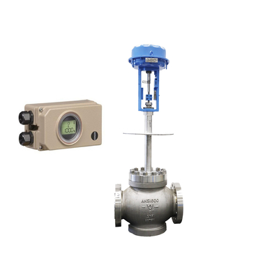 Válvula de control china con posicionador de válvula inteligente SAMSON 3730-1 y válvula de reducción de presión del filtro Fisher 67CFR