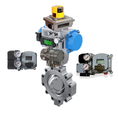 La válvula de control de acero al carbono utiliza Masoneilan SVI2-21123111 posicionador de válvula y Fisher846 convertidores eléctricos