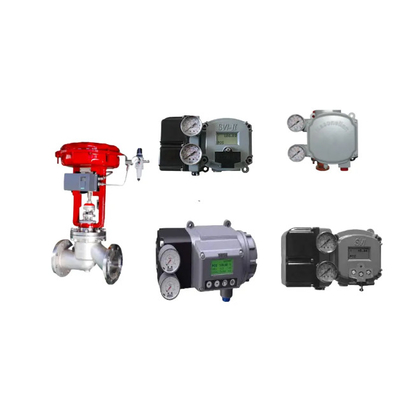 China válvula de control con Masoneilan SVI2-21113121 posicionador de válvula y Emerson Asco L339 válvula de solenoide universal