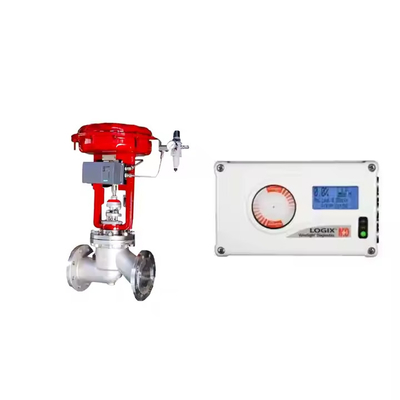 Válvula de control neumático con Flowserve Logix 520MD posicionador para el control de válvulas