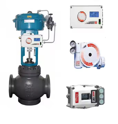 Posicionador de la válvula de Flowserve 3200MD con el regulador del filtro de la válvula de control de flujo y de la válvula electromagnética 67CFR de ASCO 551