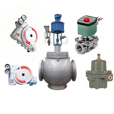 Flowserve Foxboro Valve Positioner 3200MD con válvula de control de mariposa y regulador de filtro 67CFR