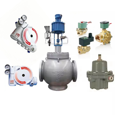 Posicionador digital de válvula de servicio de flujo original y nuevo 3200MD con válvula solenoide ASCO 210