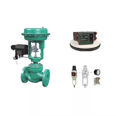 Válvula de posición de control digital Fisher DVC2000 y válvula reductora de presión del filtro