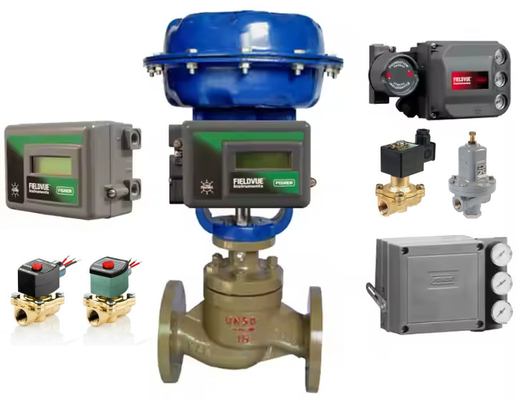 Nuevo original de Fisher DVC2000 Control Valve posicionador digital y ASCO 2 Way Solenoid válvula