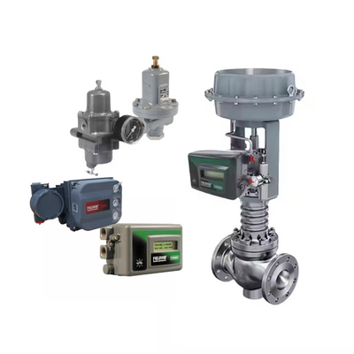 Válvula reguladora de presión Fisher MR95 y posicionador DVC2000 y actuador neumático Samson 3277 como piezas de válvulas neumáticas
