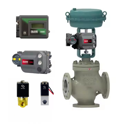 Control de posicionamiento de válvulas de doble acción de Fisher DVC2000 DVC6200