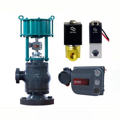 Control de posicionamiento de válvulas de doble acción de Fisher DVC2000 DVC6200