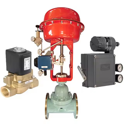 Ventilador de posición de válvula Fisher 3582/3582i y válvula de solenoide de Burkert para válvula de control neumático de marca china