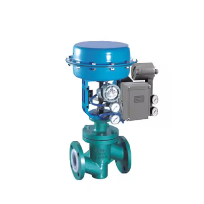 Válvula de control china con posicionador neumático de acción única de Fisher 3582 3582i y 67CFR regulador de filtro