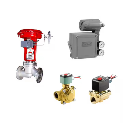 Fisher 3582i Posicionador de válvulas electro-pneumáticas y Fisher 67CFR regulador de filtro de aire proveedor de stock con válvula de control neumático