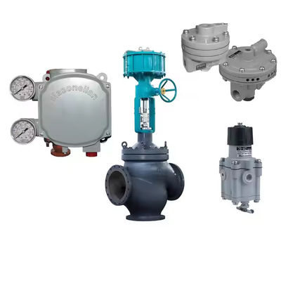 Válvula de control chino DN150 Y Masoneilan SVI1000 Localizador BR200 BR400 Amplificador neumático 78-40 Válvula reductora de presión