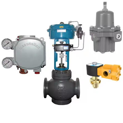 Válvula de control chino DN150 Y Masoneilan SVI1000 Localizador BR200 BR400 Amplificador neumático 78-40 Válvula reductora de presión
