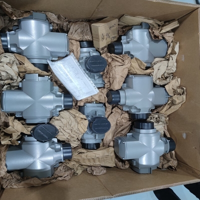 La válvula de control de flujo está equipada con el actuador de válvula Auma SQEx y el actuador eléctrico a prueba de explosión SQRV