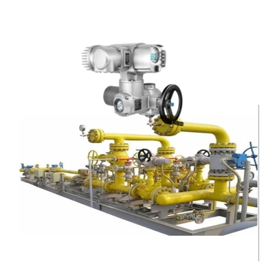 La válvula de control de flujo Skid está equipada con válvula eléctrica Auma SQV y actuadores de frecuencia variable en serie SQRV