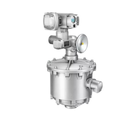La válvula de control de caudal está equipada con el dispositivo de seguridad contra fallos del interruptor del actuador de la válvula Auma FQM/FQMEx