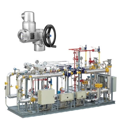 Válvula de conmutación Deslizamiento con actuador de válvula eléctrica Auma SO SOR actuador eléctrico