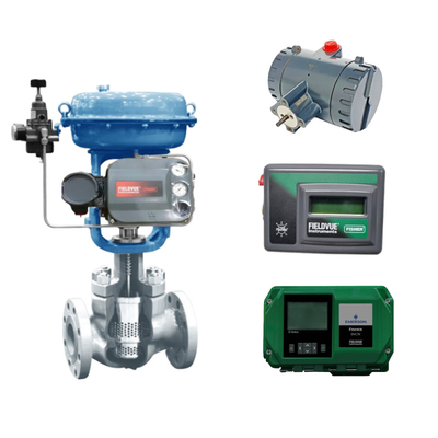 Válvula de control china equipada con el posicionador de válvula inteligente Fisher DVC6200 DVC2000 DVC7k DVC510si y la válvula de solenoide ASCO