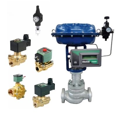 Stock Fisher válvula de control neumático de alta calidad modelos populares como DVC2000 DVC6200 3582i posicionador de válvula de corazón digital con válvula de solenoide ASCO