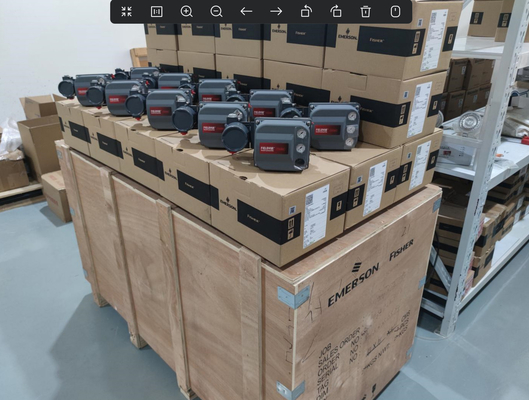 Stock Emerson Fisher Válvula de control neumático de alta calidad DVC7K DVC6200 DVC2000 Posicionador de válvula de corazón digital con buen precio