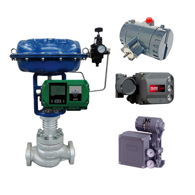 Válvula de control china equipada con el posicionador de válvula inteligente Fisher DVC6200 DVC2000 DVC7k DVC510si y la válvula de solenoide ASCO