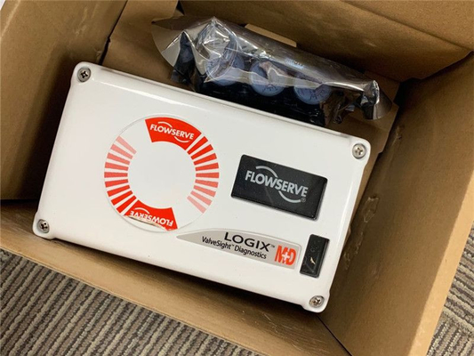 Válvula de control neumático lineal con servicio de flujo LOGIX 520MD Posicionador de válvula de corazón digital y válvula de solenoide ASCO en stock