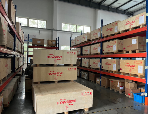 Válvula de control neumático lineal con servicio de flujo LOGIX 520MD Posicionador de válvula de corazón digital y válvula de solenoide ASCO en stock