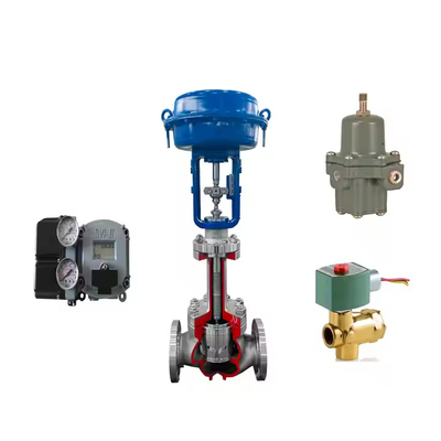 Válvulas avanzadas de control de rendimiento Masoneilan SVI II AP/ SVI 2 posicionador digital de válvulas con actuador neumático / parte de válvula