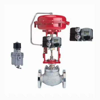 Válvula de control de flujo con posicionador de válvulas Masoneilan SVI2 AP-21113111 Y 78-40 Regulador de filtro de aire