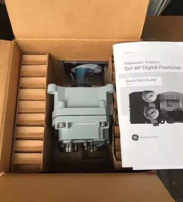 La válvula de control de acero al carbono utiliza el posicionador de válvulas Masoneilan SVI2-21123111 y los convertidores eléctricos Emerson Fisher846