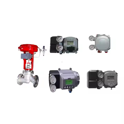 China válvula de control con Masoneilan SVI2-21113121 posicionador de válvula y Emerson Asco L339 serie de válvulas de solenoide universal