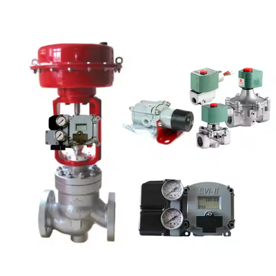 Válvula de control de la parte superior del cuerpo de carbono de acero inoxidable avanzado con posicionador de válvulas Masoneilan SVI2
