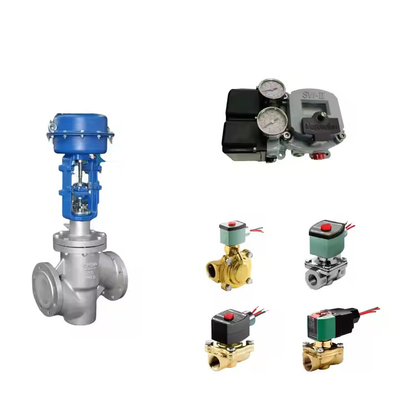 Válvula de control neumático china con el posicionador de válvulas Masoneilan SVI2-21123121 y el proveedor de stock de válvulas solenoides ASCO