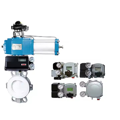 Válvula de control neumático china con el posicionador de válvulas Masoneilan SVI2-21123121 y el proveedor de stock de válvulas solenoides ASCO