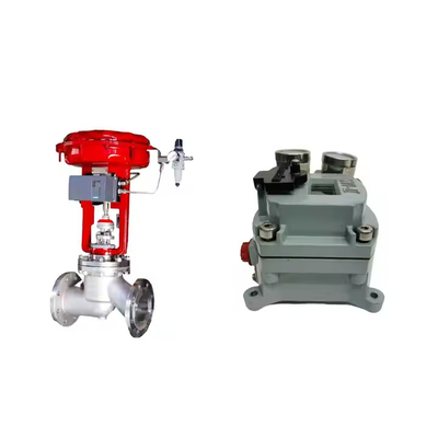 La famosa válvula de control neumático Wuzhong de China con el posicionador Masoneilan Svi2 Ap-21113111 y la válvula solenoide ASCO