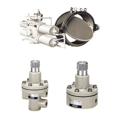 Válvula de control de flujo Deslizamiento equipado con válvula de control KOSO 710C 7300RA cilindro PRF400 válvula de reducción de presión del filtro